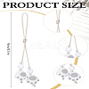 1Pc Resin with Nylon Cord Mobile Accessories Decoration HJEW-LP0002-13A-2