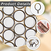 Iron Drape Sliding Eyelet Rings IFIN-SP0001-17A-BAB-6