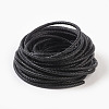 Braided Leather Cord with Core WL-F009-B02-5mm-1