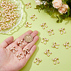 50Pcs Rack Plating Alloy Enamel Pendants ENAM-DC0002-05-3