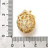 Brass with Cubic Zirconia Pendants KK-E792-08G-3