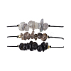 3Pcs 3 Styles Gemstone Braided Bead Bracelets BJEW-JB11146-06-1