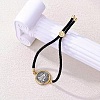 Alloy with Nylon Rope Slider Bracelets BJEW-Z156-02G-02-3