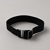 2Pcs Polyester Elastic Waist Belt with Alloy Buckles AJEW-WH0248-562A-1