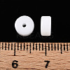 Opaque Solid Color Glass Beads GLAA-N007-6x3mm-A10-2