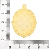 Tibetan Style Oval Alloy Pendant Cabochon Settings TIBEP-Q054-44G-RS-3