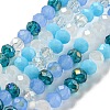 Glass Beads Strands EGLA-A034-M4mm-12-2