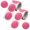 2 Rolls Paper Self-Adhesive Serrated Edge Awards Blank Stickers DIY-CP0012-59-6