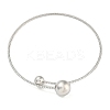 Rack Plating Brass Pave Clear Cubic Zirconia Round Ball Choker Necklaces NJEW-A031-02-01P-1