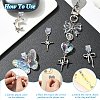 5Pcs PVC Mobile Dustproof Plugs & Iron Cell Phone Holder Stand HJEW-SW00399-5