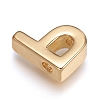 Brass Charms LS-ZIRC-I037-01P-G-2