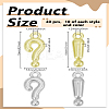 40Pcs 2 Styles Alloy Pendants FIND-LP0005-71-2