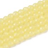 Imitation Jade Glass Beads Strands LS-GLAA-T028-4mm-11H-1