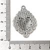 Tibetan Style Alloy Pendants PALLOY-M217-01I-AS-3