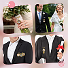 Brass Photo Frame Brooch Kits JEWB-WR00003-5