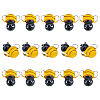 15Pcs Handmade Lampwork Beads LAMP-ME0001-02-1