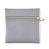 Imitation Leather Jewelry Storage Zipper Bags ABAG-G016-01B-2