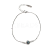 925 Sterling Silver Link Bracelets BJEW-D346-03B-P-2