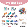 20Pcs 2 Colors Alloy Pendants FIND-TA0004-48-3