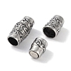 Tibetan Style 316 Surgical Stainless Steel Magnetic Clasps STAS-P362-12A-AS-2