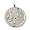 Non-Tarnish 304 Stainless Steel Pendants STAS-C086-06D-P-1