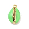 Rack Plating Brass Enamel Pendants KK-G515-19G-05-1