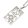 Non-Tarnish 304 Stainless Steel Pendant Necklaces LS-NJEW-L118-02P-04-1