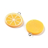 Opaque Resin Pendants RESI-S013-02H-3