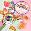 Rainbow Theme Birthday Party Decoration Sets ST-CJ0030-01-4