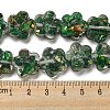 Dyed Natural Imperial Jasper with Resin Beads Strands G-G083-G06-01-4
