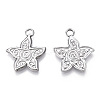 Non-Tarnish 304 Stainless Steel Pendants STAS-T063-199P-1