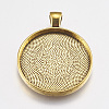 Alloy Pendant Cabochon Settings LS-PALLOY-A13349-AG-NR-1