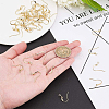Long-Lasting Plated Brass Earring Hooks KK-BC0006-06G-NF-3