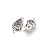 Glass Gourd Connector Charms KK-M314-16P-2