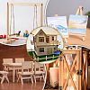 120Pcs 2 Styles Wooden Craft Sticks AJEW-GA0008-62-5
