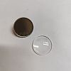 Blank Dome Glass Flat Round Brooch JEWB-AB00003-1