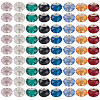 80Pcs 8 Colors Handmade Glass European Beads GLAA-PA0001-03-6