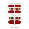 Rainbow Polka Dot Style Full Cover Nail Wraps Stickers LS-MRMJ-T040-267-2