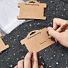 100Pcs Paper Bracelet Display Cards CDIS-WH0027-11B-02-3