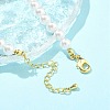 Brass Micro Pave Clear Cubic Zirconia Bracelets BJEW-S158-04G-3