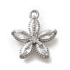 Brass Micro Pave Cubic Zirconia Pendants LS-KK-Q035-13P-1