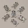 Tibetan Style Alloy Pendant Rhinestone Settings FIND-CJC0016-16C-2