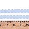 Baking Paint Frosted Glass Beads Strands FGLA-N003-6mm-01-4