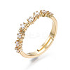 Exquisite Cubic Zirconia Flower Adjustable Ring LS-RJEW-N035-059-NF-3