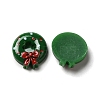 Christmas Opaque Resin Cabochons RESI-K019-34-2