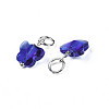 Faceted Transparent Glass Charms GLAA-T024-06C-3