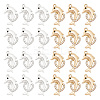 32Pcs 2 Colors Alloy Rhinestone Pendants FIND-AR0003-43-1