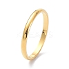 2mm Polished Plain Dome Finger Ring for Girl Women X-RJEW-C012-05F-G-3
