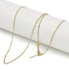 Ion Plating(IP) 304 Stainless Steel Link Chain Necklaces NJEW-H042-03G-1