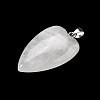 Natural Quartz Crystal Pendants G-F820-04P-16-2